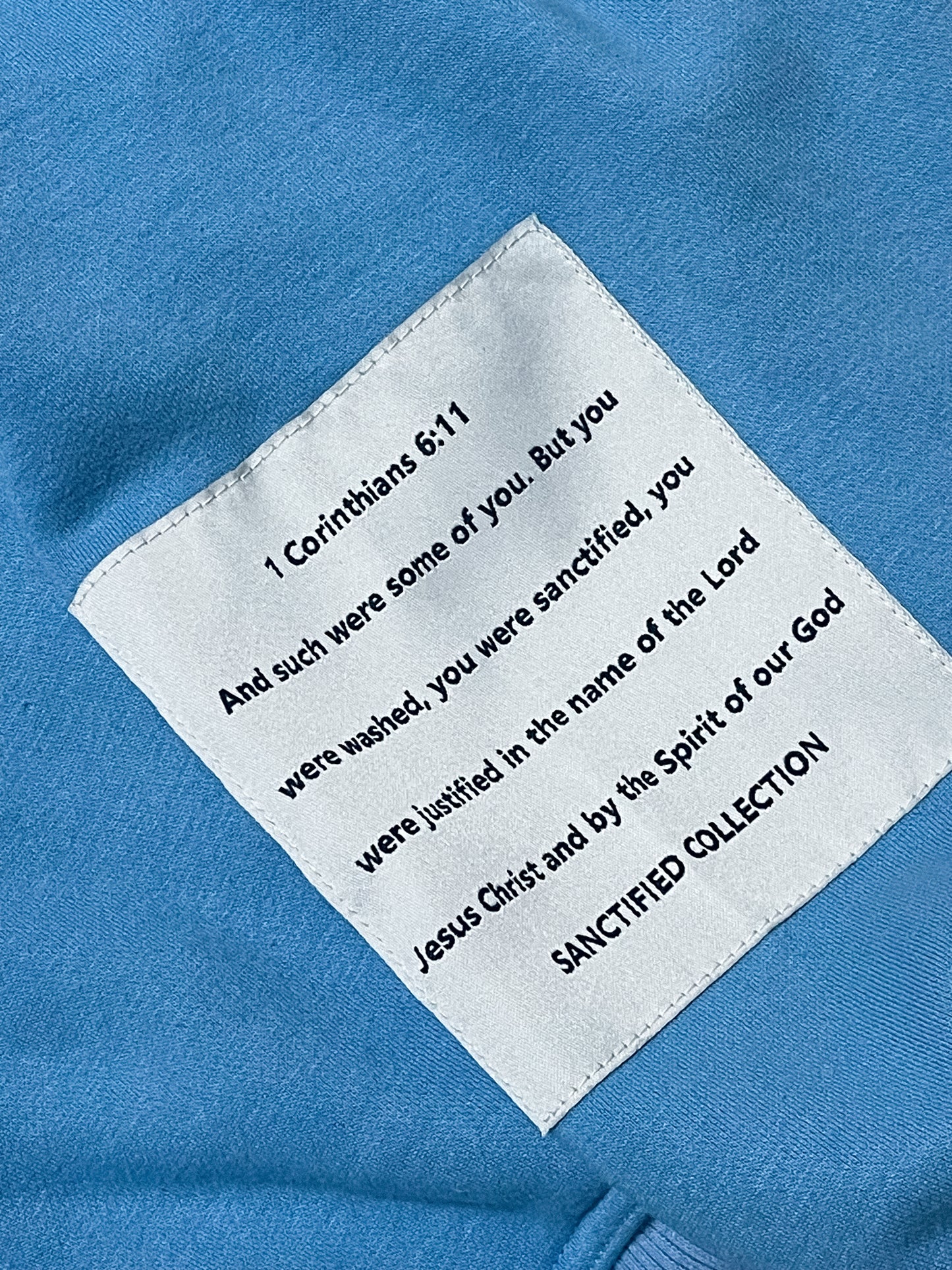 Oversized Sanctified Distressed Hoodie